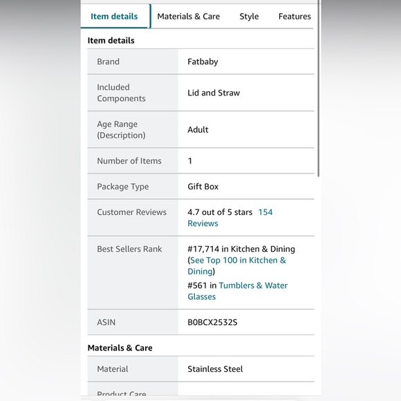 NIB Retirement tumbler - Picture 2 of 3